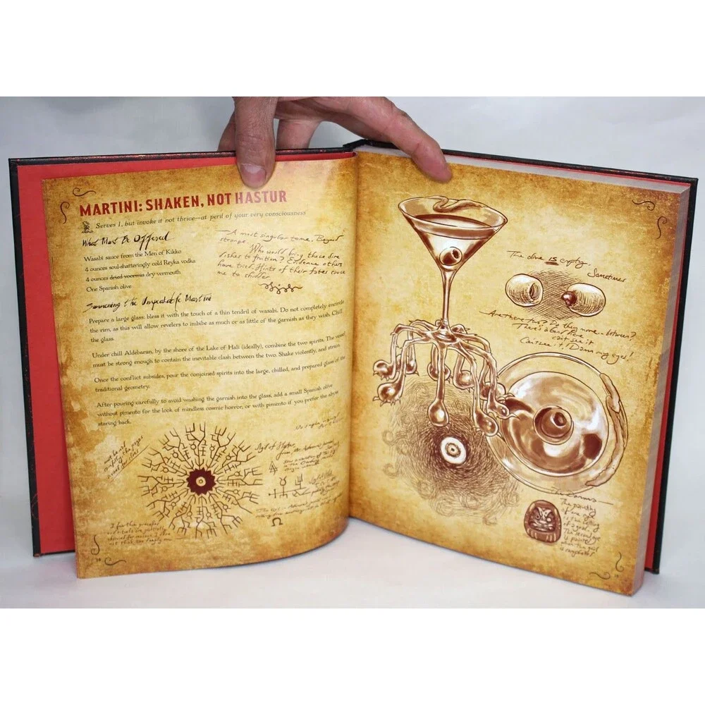 NECRONOMNOMNOM Recipes & Rites Lore H.P. Lovecraft Mike Slater 2019 HC Cookbook